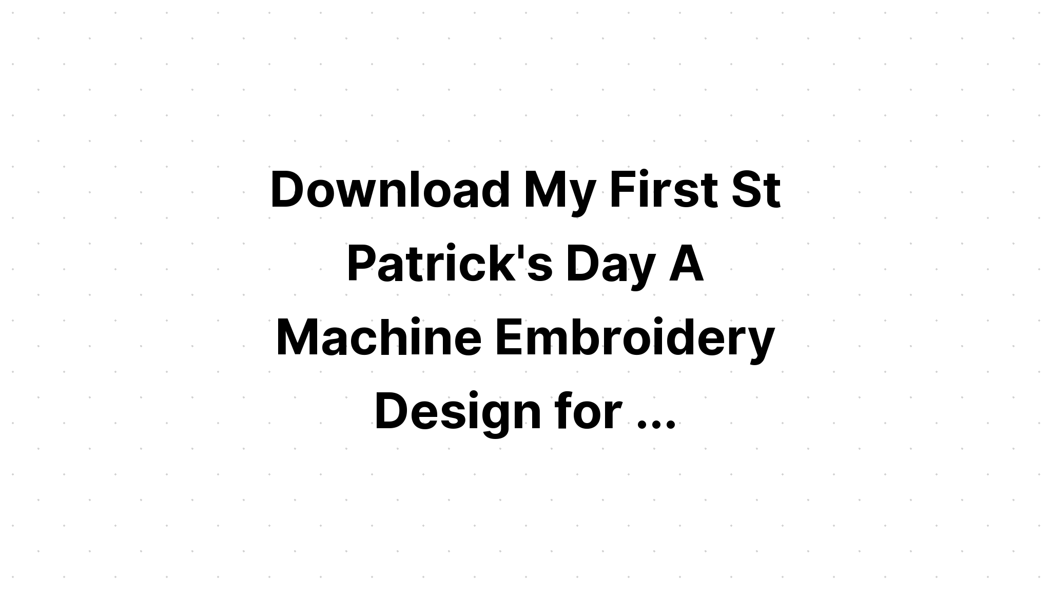 Download Stpatrick?S Day Design Bundle SVG File